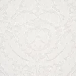 Schumacher 83321 Flora Cashmere Damask Grey fabric swatch