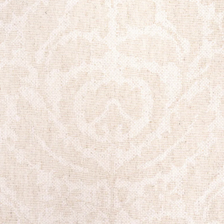 Schumacher 83320 Flora Cashmere Damask Natural fabric swatch