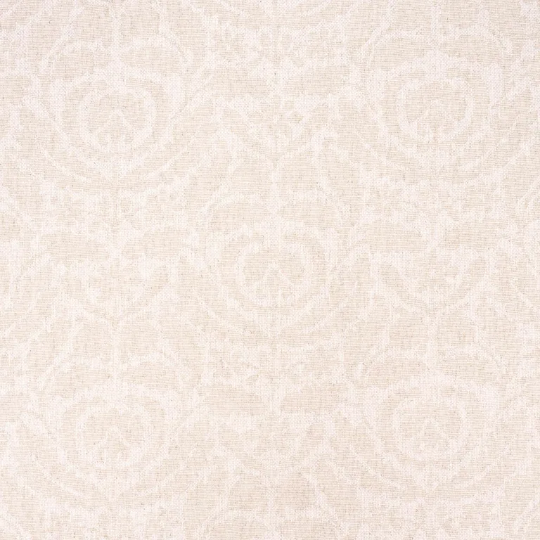 Schumacher 83320 Flora Cashmere Damask Natural fabric swatch