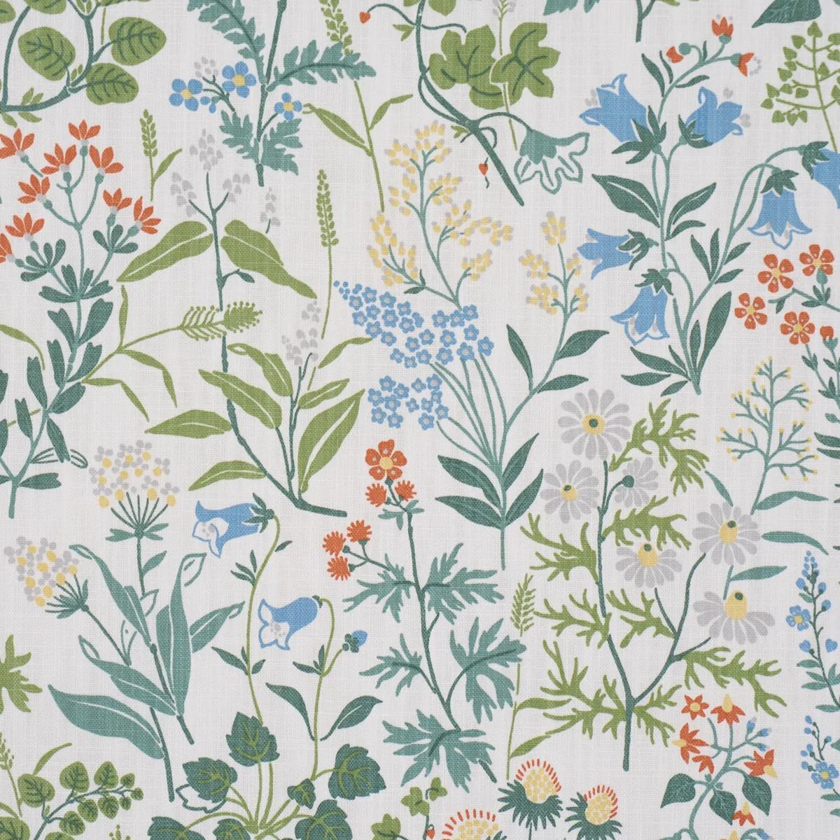 Schumacher 182982 Flora Ivory fabric swatch