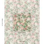 Schumacher 181871 Flora's Fleurs Apricot fabric swatch