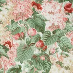 Schumacher 181871 Flora's Fleurs Apricot fabric swatch
