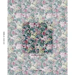Schumacher 181870 Flora's Fleurs Plum fabric swatch