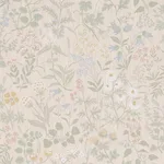 Schumacher 182980 Flora Sand fabric swatch