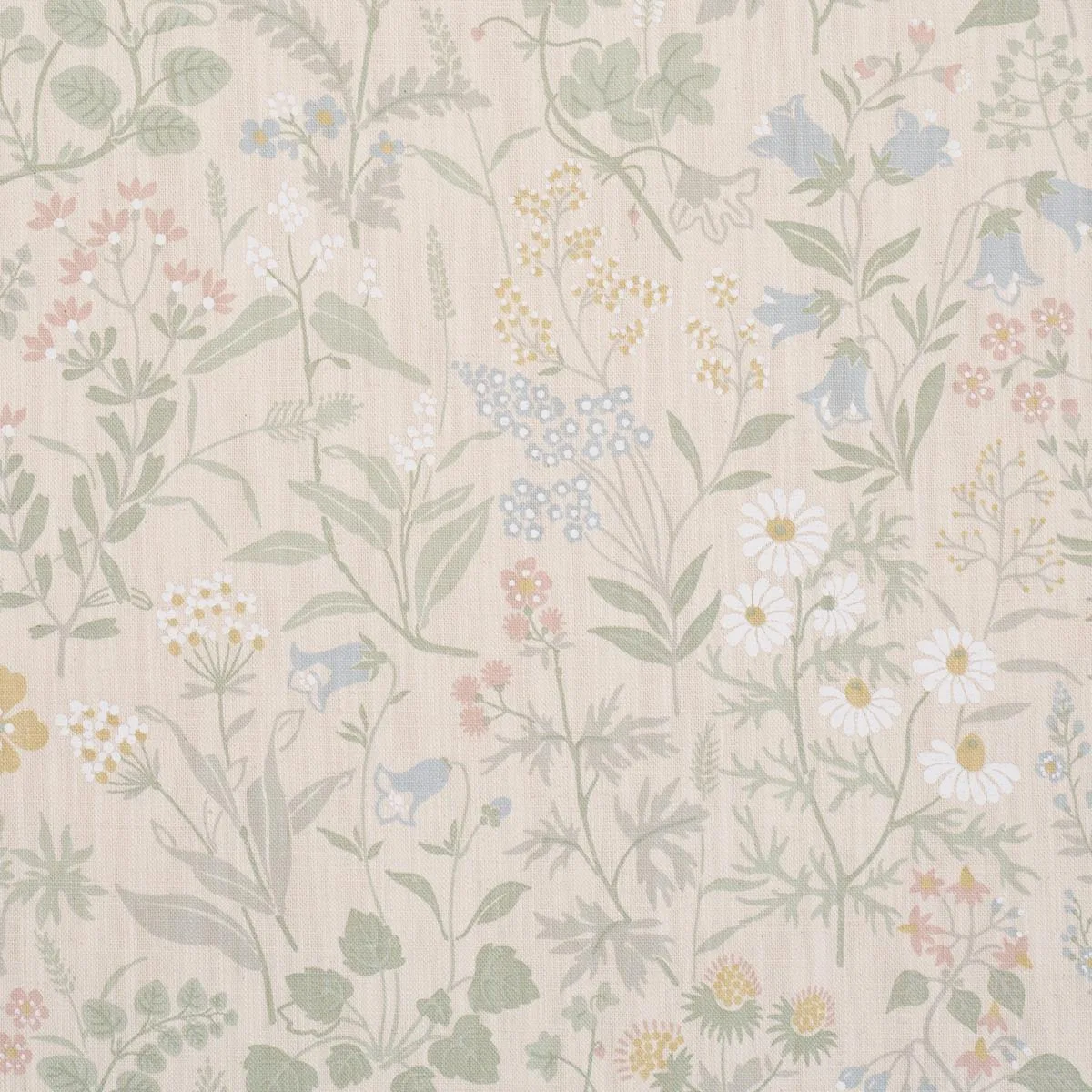 Schumacher 182980 Flora Sand fabric swatch