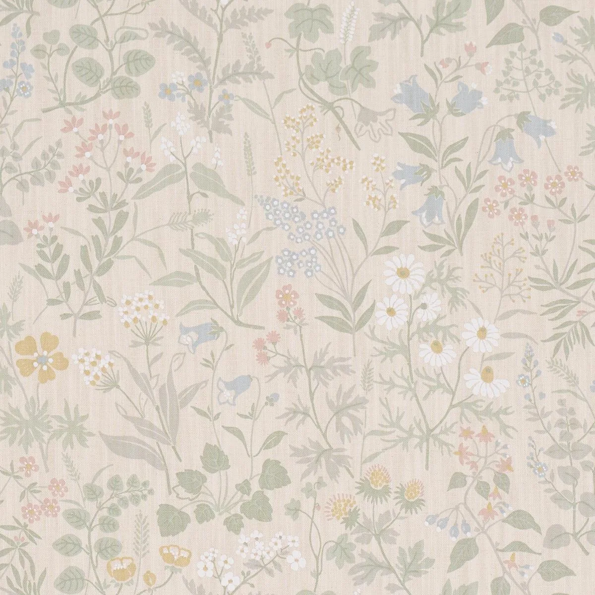 Schumacher 182980 Flora Sand fabric swatch