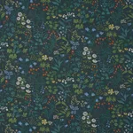 Schumacher 182981 Flora Spruce fabric swatch