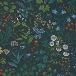 Schumacher 182981 Flora Spruce fabric swatch