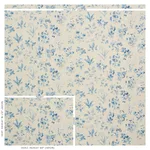 Schumacher 178790 Floreana Blue fabric swatch