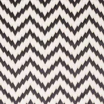 Schumacher 80220 Florentine Chevron Velvet Black fabric swatch