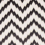 Schumacher 80220 Florentine Chevron Velvet Black fabric swatch