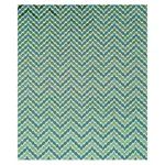 Schumacher 80221 Florentine Chevron Velvet Emerald fabric swatch