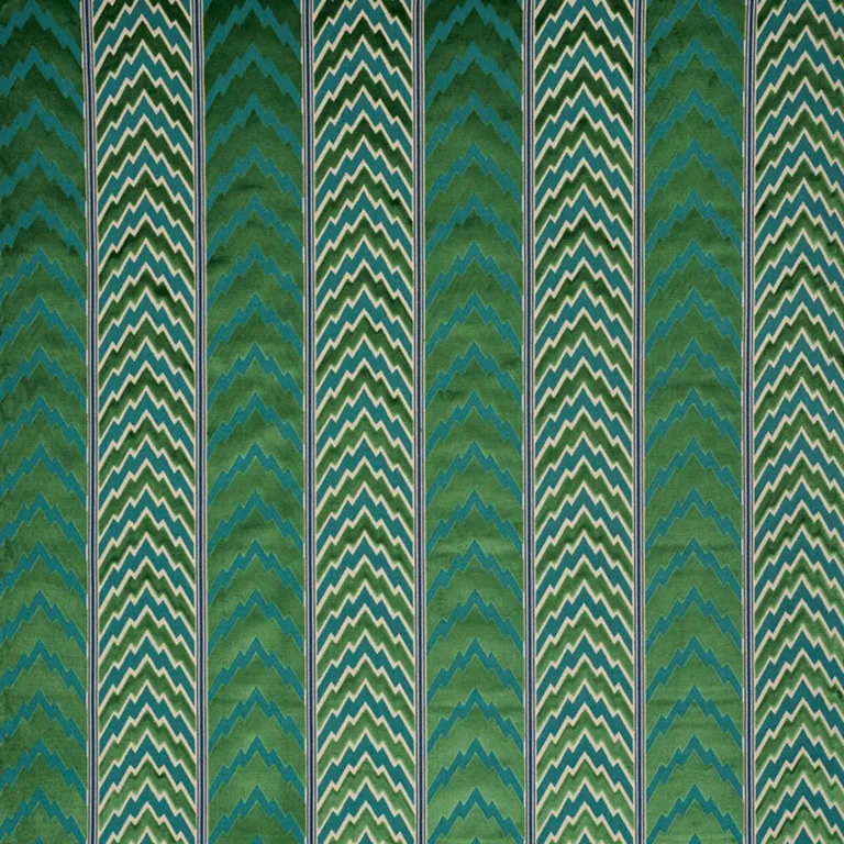 Schumacher 77110 Florentine Velvet Emerald fabric swatch