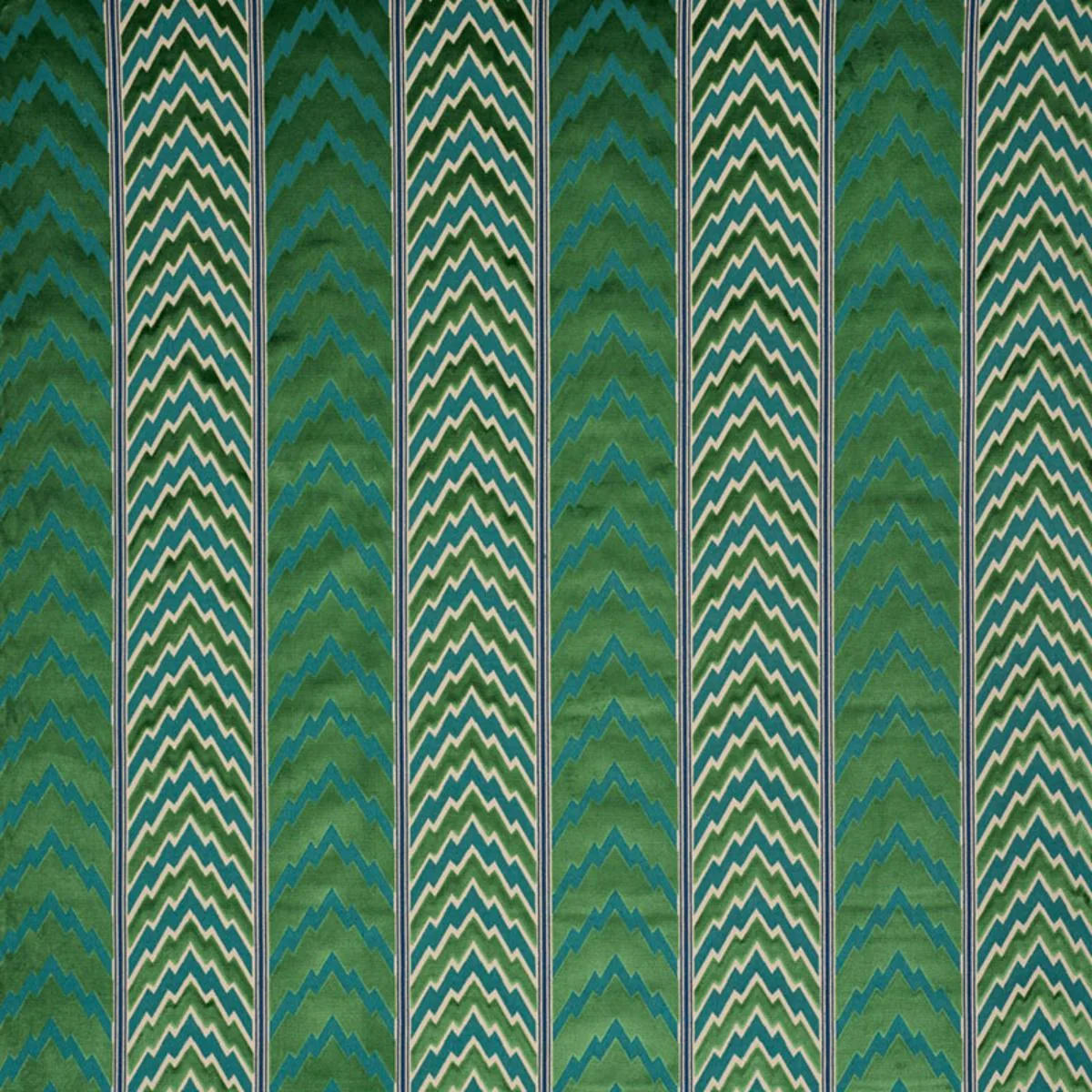 Schumacher 77110 Florentine Velvet Emerald fabric swatch