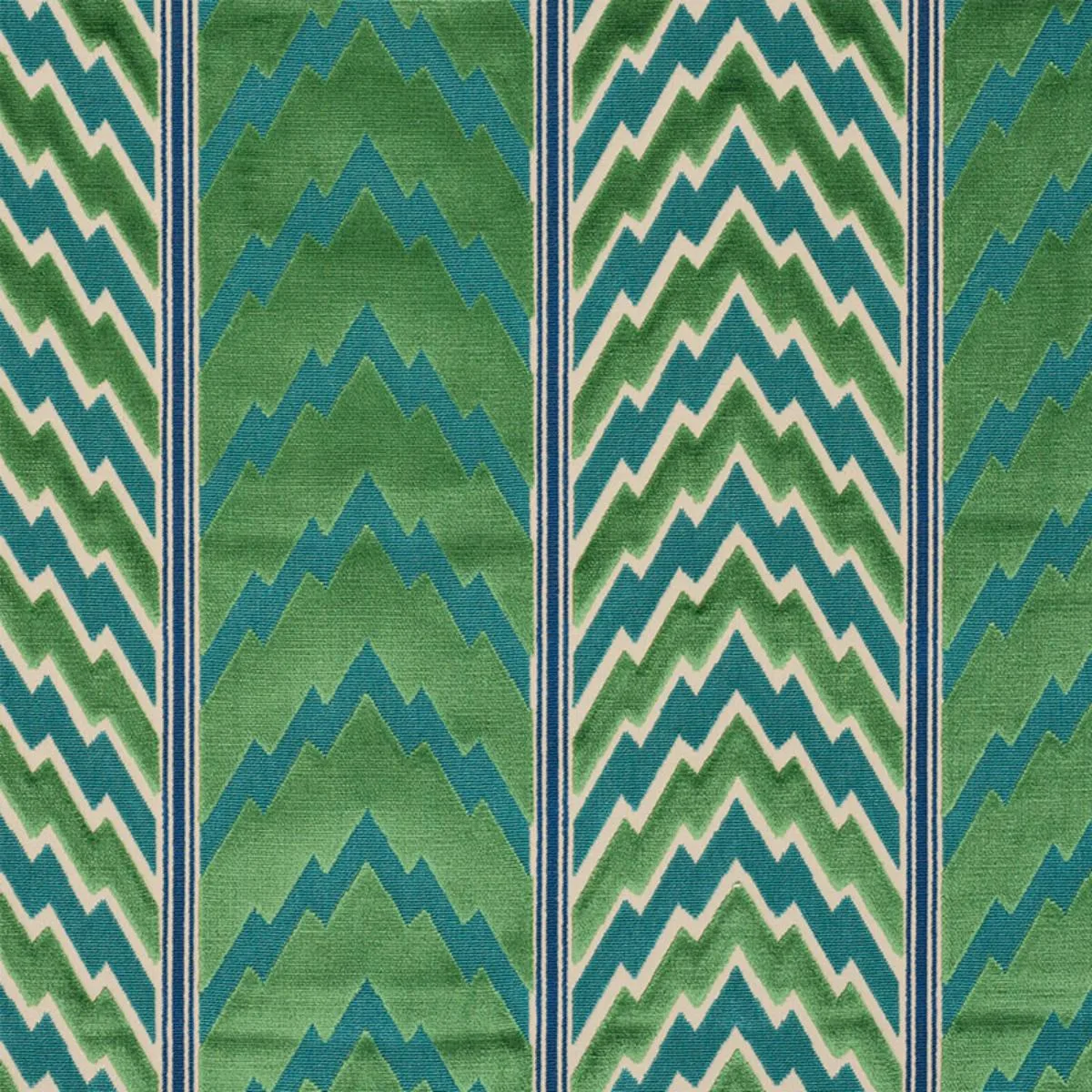 Schumacher 77110 Florentine Velvet Emerald fabric swatch