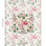 Schumacher 176780 Floribunda Document fabric swatch