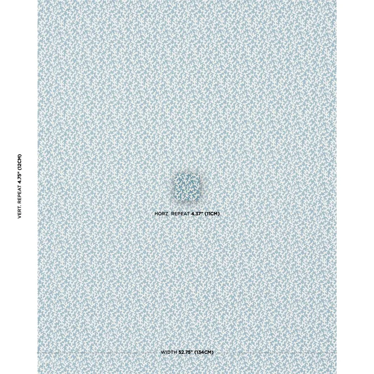 Schumacher 182091 Folly Marine fabric swatch
