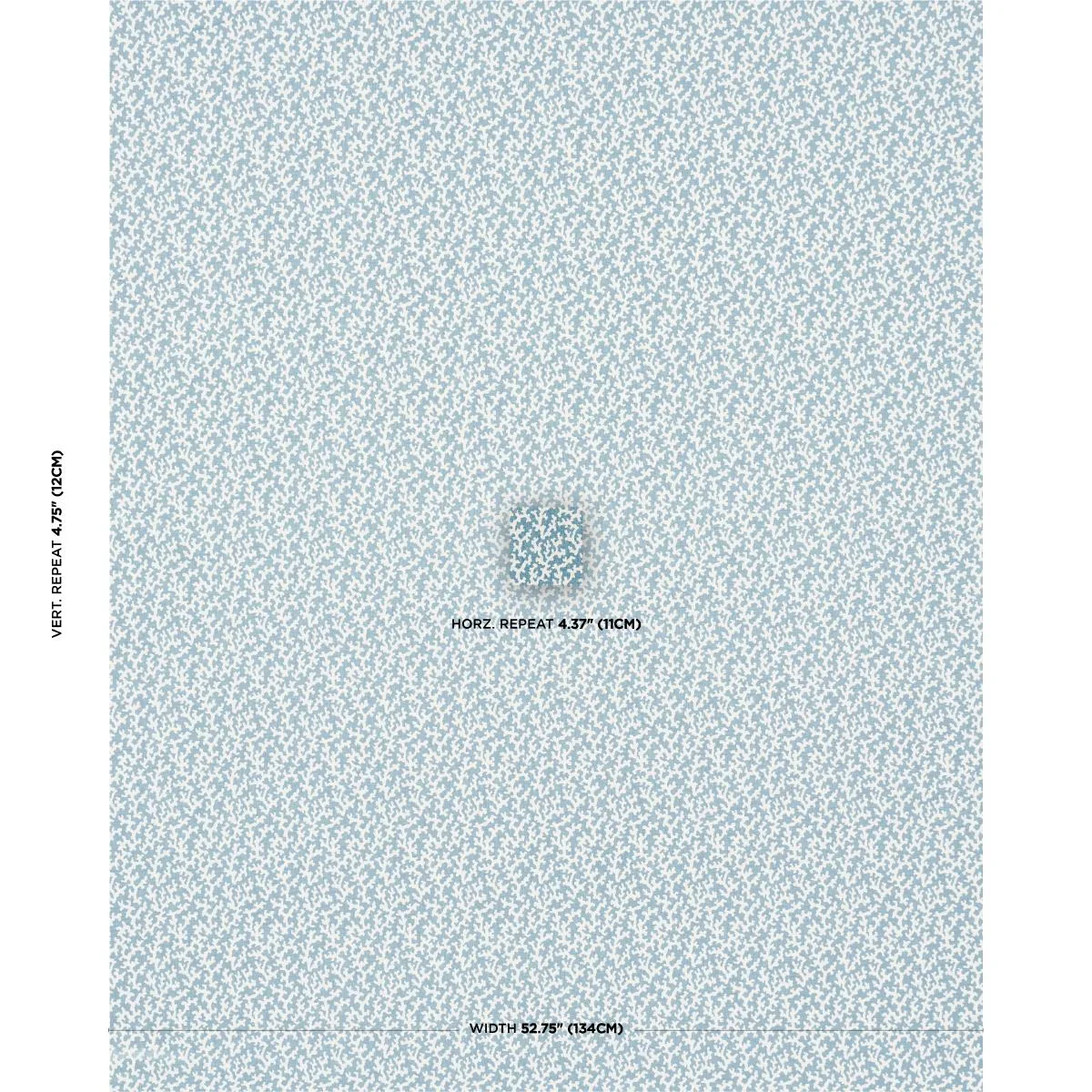 Schumacher 182091 Folly Marine fabric swatch