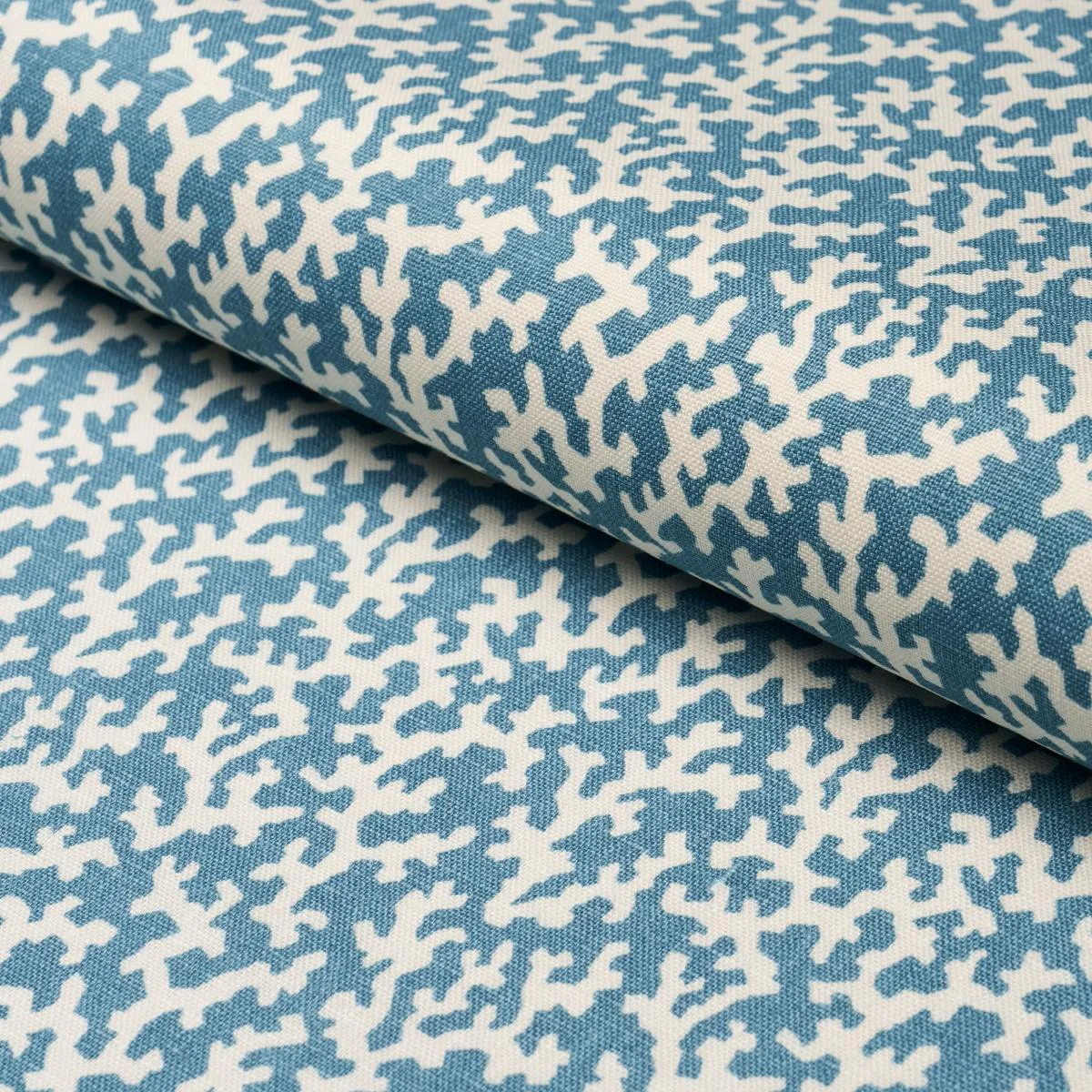 Schumacher 182091 Folly Marine fabric swatch