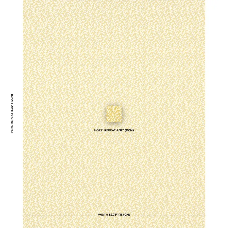 Schumacher 176128 Folly Mimosa fabric swatch