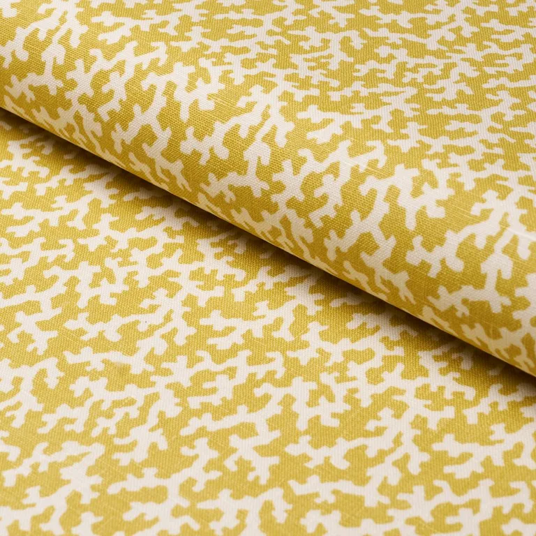 Schumacher 176128 Folly Mimosa fabric swatch