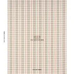 Schumacher 84721 Fonda Hand Woven Plaid Petal & Leaf fabric swatch
