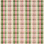 Schumacher 84721 Fonda Hand Woven Plaid Petal & Leaf fabric swatch