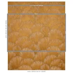 Schumacher 80550 Fondale Gold fabric swatch
