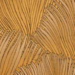 Schumacher 80550 Fondale Gold fabric swatch