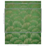 Schumacher 80551 Fondale Green fabric swatch