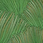 Schumacher 80551 Fondale Green fabric swatch