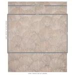 Schumacher 80552 Fondale Ivory fabric swatch