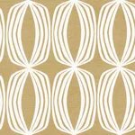 Schumacher 182321 Fontana Hand Print Ochre fabric swatch