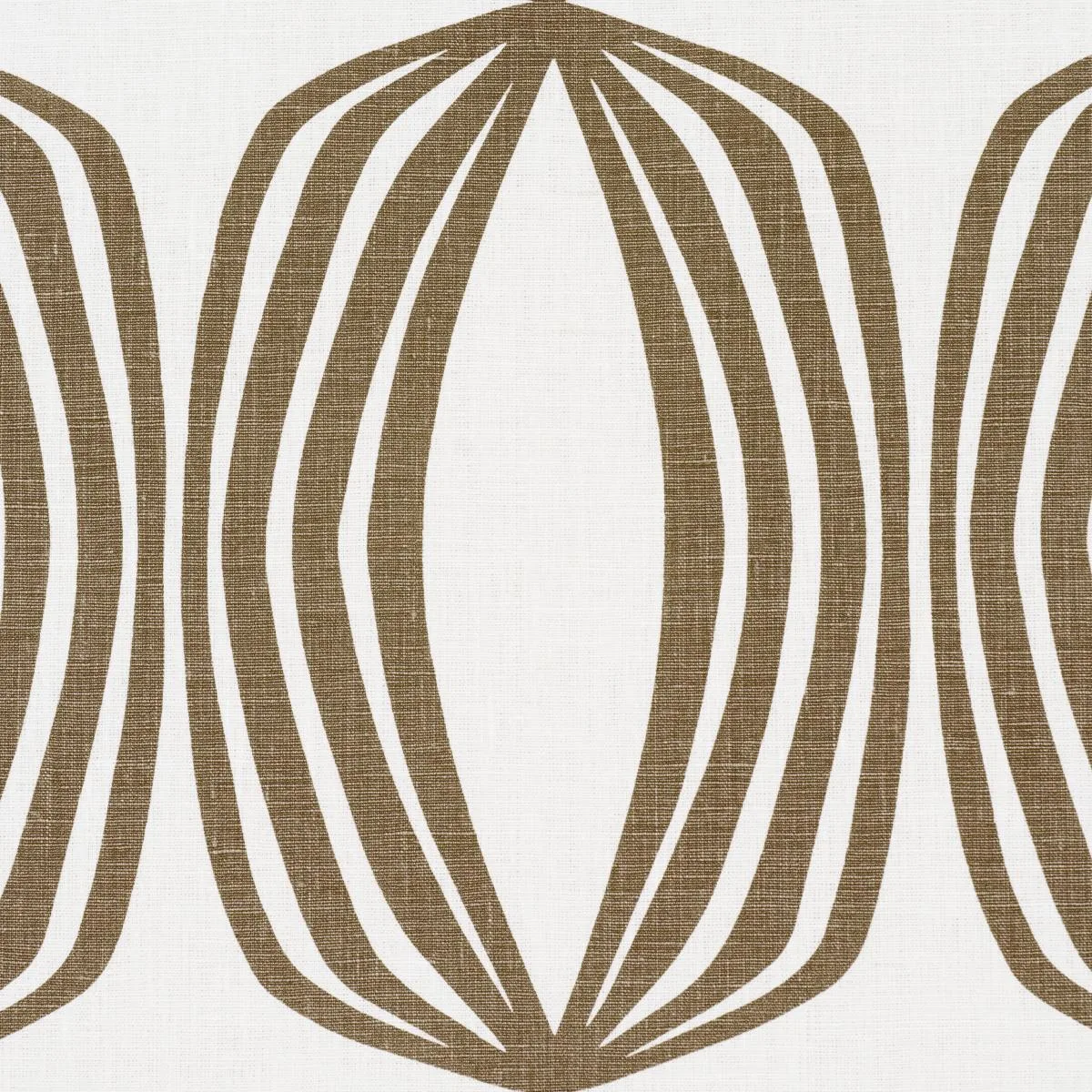Schumacher 182320 Fontana Hand Print Peat fabric swatch