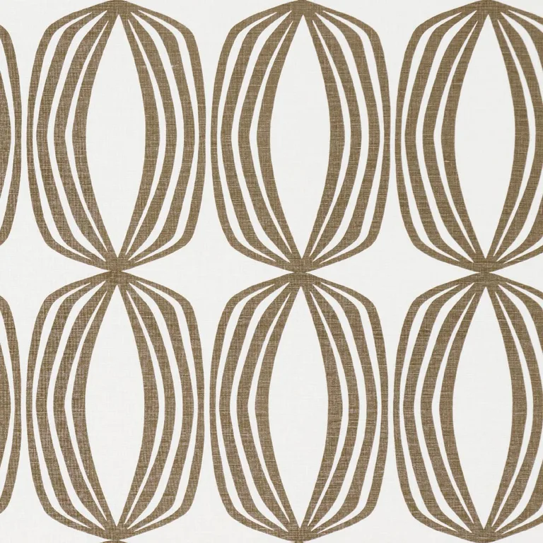 Schumacher 182320 Fontana Hand Print Peat fabric swatch