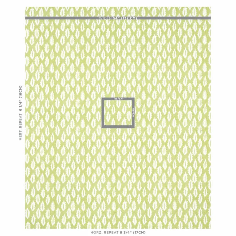 Schumacher 179120 Forest Grass Green fabric swatch