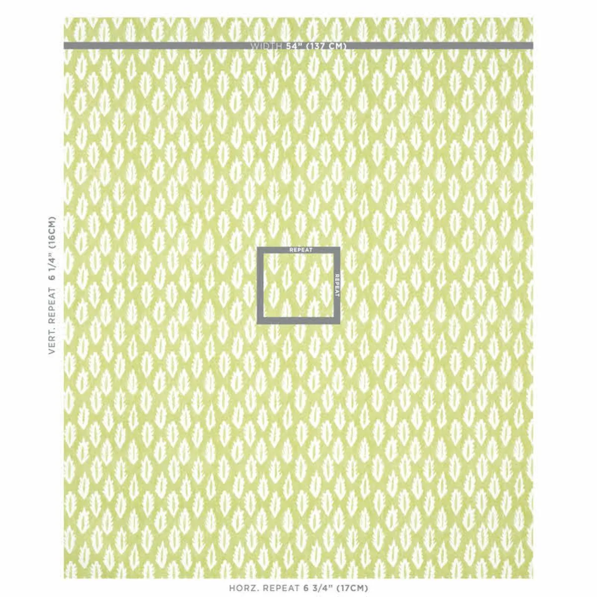 Schumacher 179120 Forest Grass Green fabric swatch
