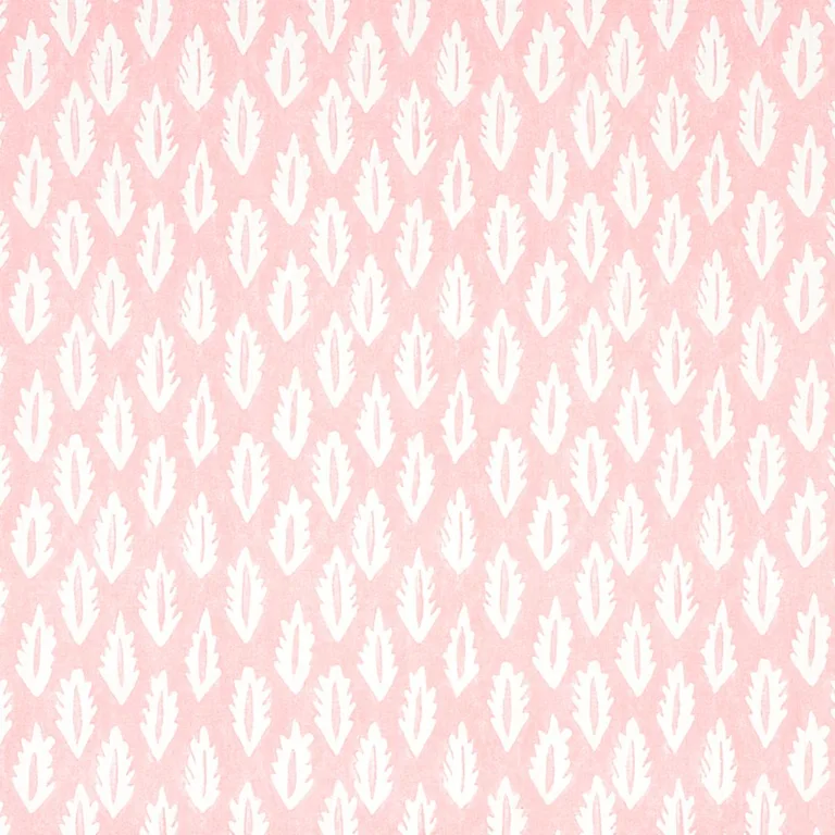 Schumacher 179121 Forest Pink fabric swatch