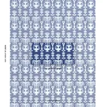 Schumacher 181501 Fountain Grass Blues fabric swatch