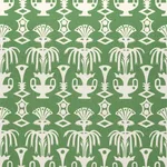 Schumacher 181500 Fountain Grass Green fabric swatch