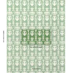 Schumacher 181500 Fountain Grass Green fabric swatch