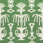 Schumacher 181500 Fountain Grass Green fabric swatch