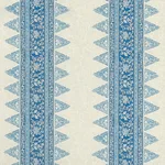 Schumacher 180721 Foxglove Indoor/Outdoor Indigo fabric swatch