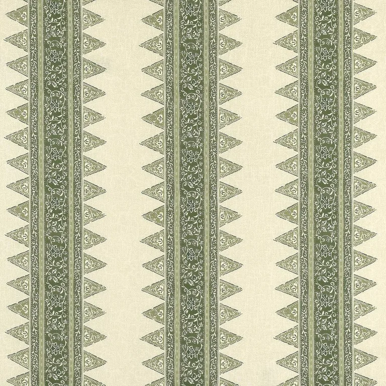 Schumacher 180720 Foxglove Indoor/Outdoor Leaf Green fabric swatch