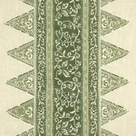 Schumacher 180720 Foxglove Indoor/Outdoor Leaf Green fabric swatch