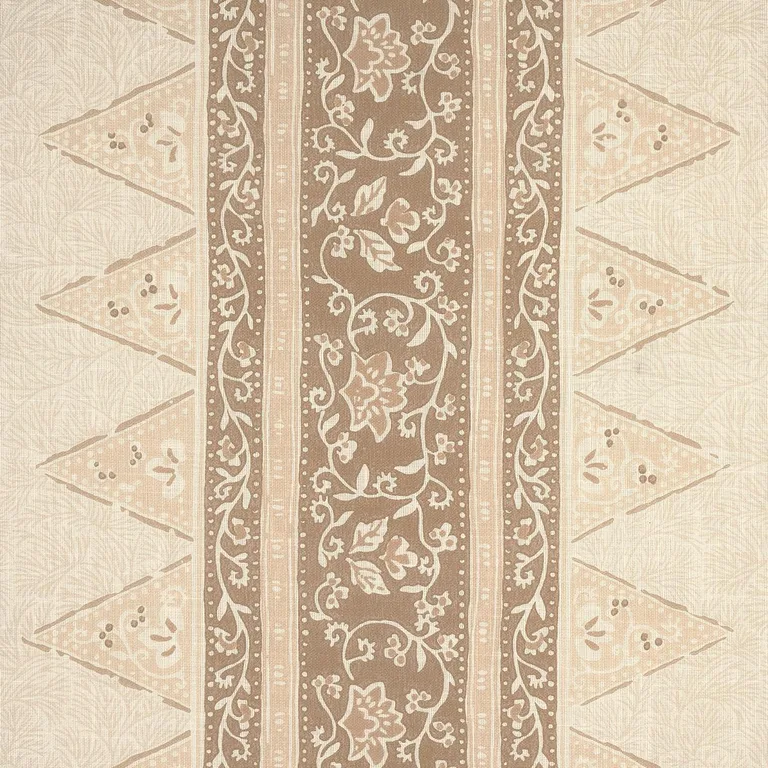 Schumacher 180722 Foxglove Indoor/Outdoor Neutral fabric swatch