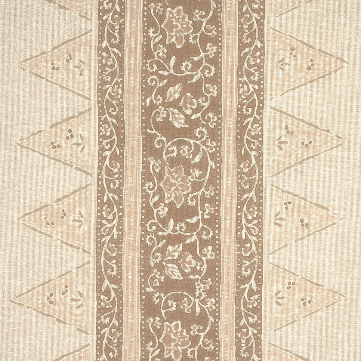 Schumacher 180722 Foxglove Indoor/Outdoor Neutral fabric swatch