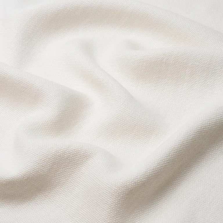 Schumacher 84940 Franc Linen Blanc fabric swatch