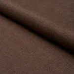 Schumacher 84948 Franc Linen Chocolate fabric swatch