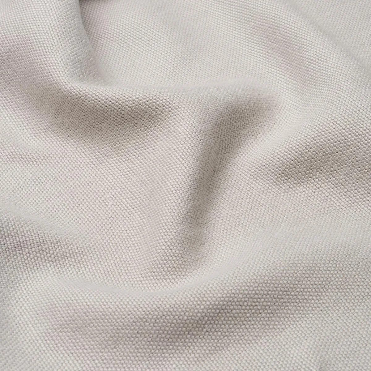 Schumacher 84944 Franc Linen Dove fabric swatch
